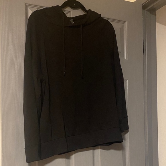 Eddie Bauer Tops - Eddie Bauer Women’s XL Charcoal Black Classic Hoodie Sweatshirt Warm Winter